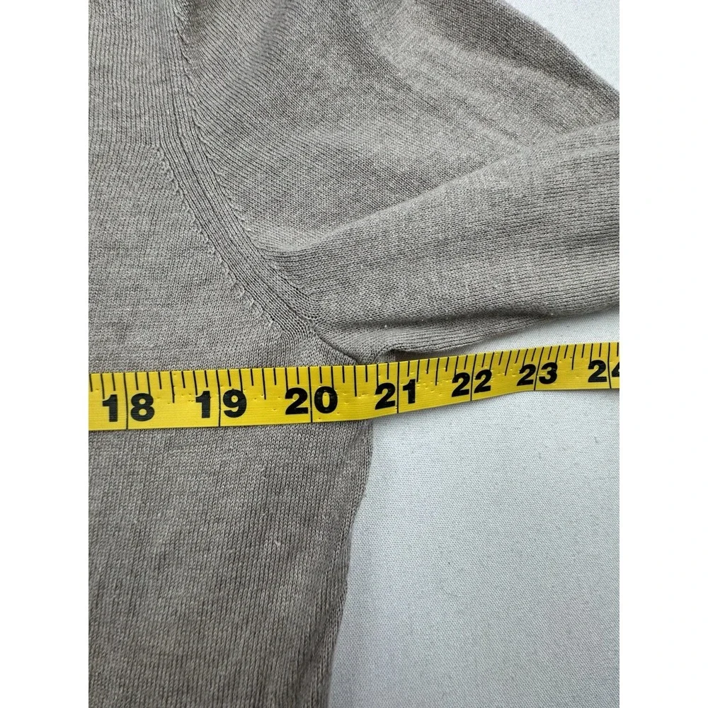 Banana Republic Beige Silk Cashmere Blend V Neck Pullover Sweater Men Size Large